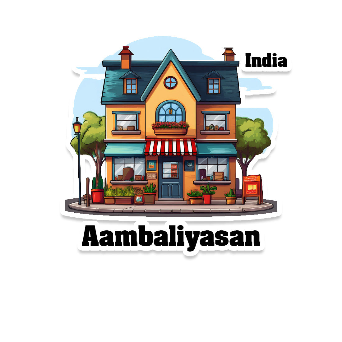 Aambaliyasan Sticker