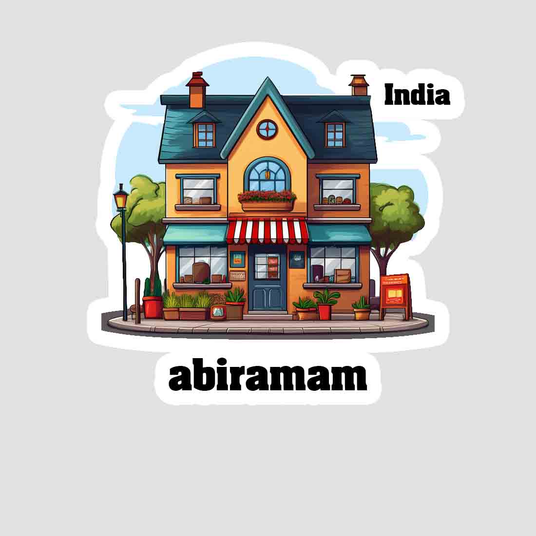 Abiramam Sticker & Magnet | Home Town Souvenirs
