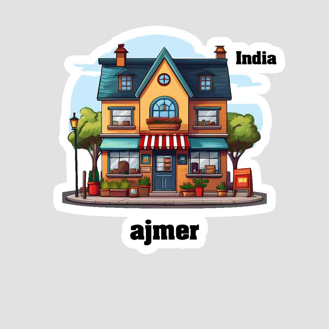 Ajmer Sticker & Magnet | Home Town Souvenirs