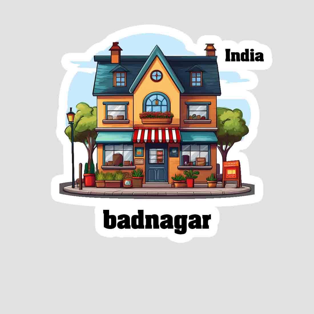 Badnagar Sticker & Magnet | Home Town Souvenirs