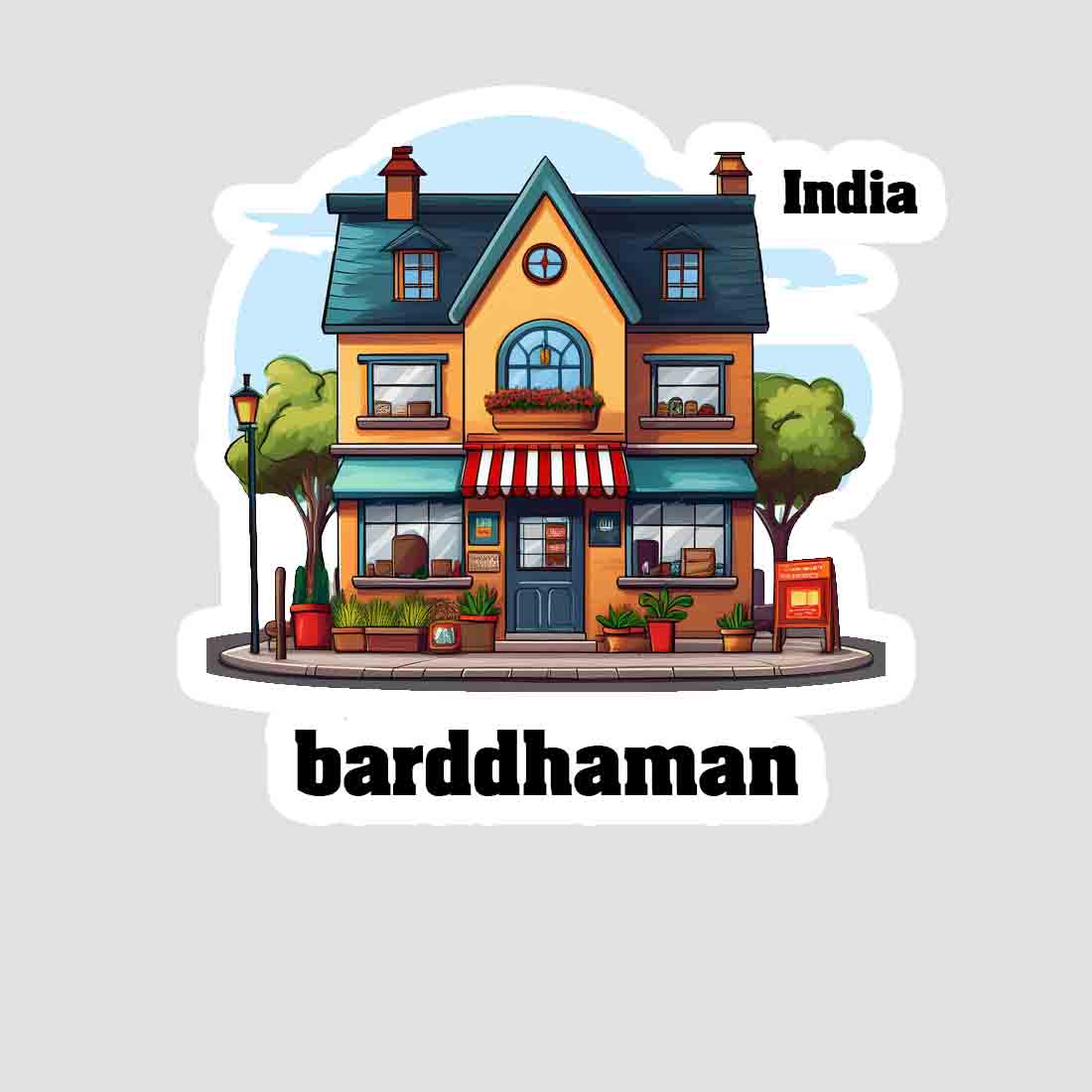 Barddhaman Sticker & Magnet | Home Town Souvenirs