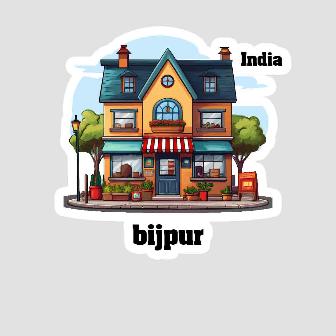 Bijpur Sticker & Magnet | Home Town Souvenirs