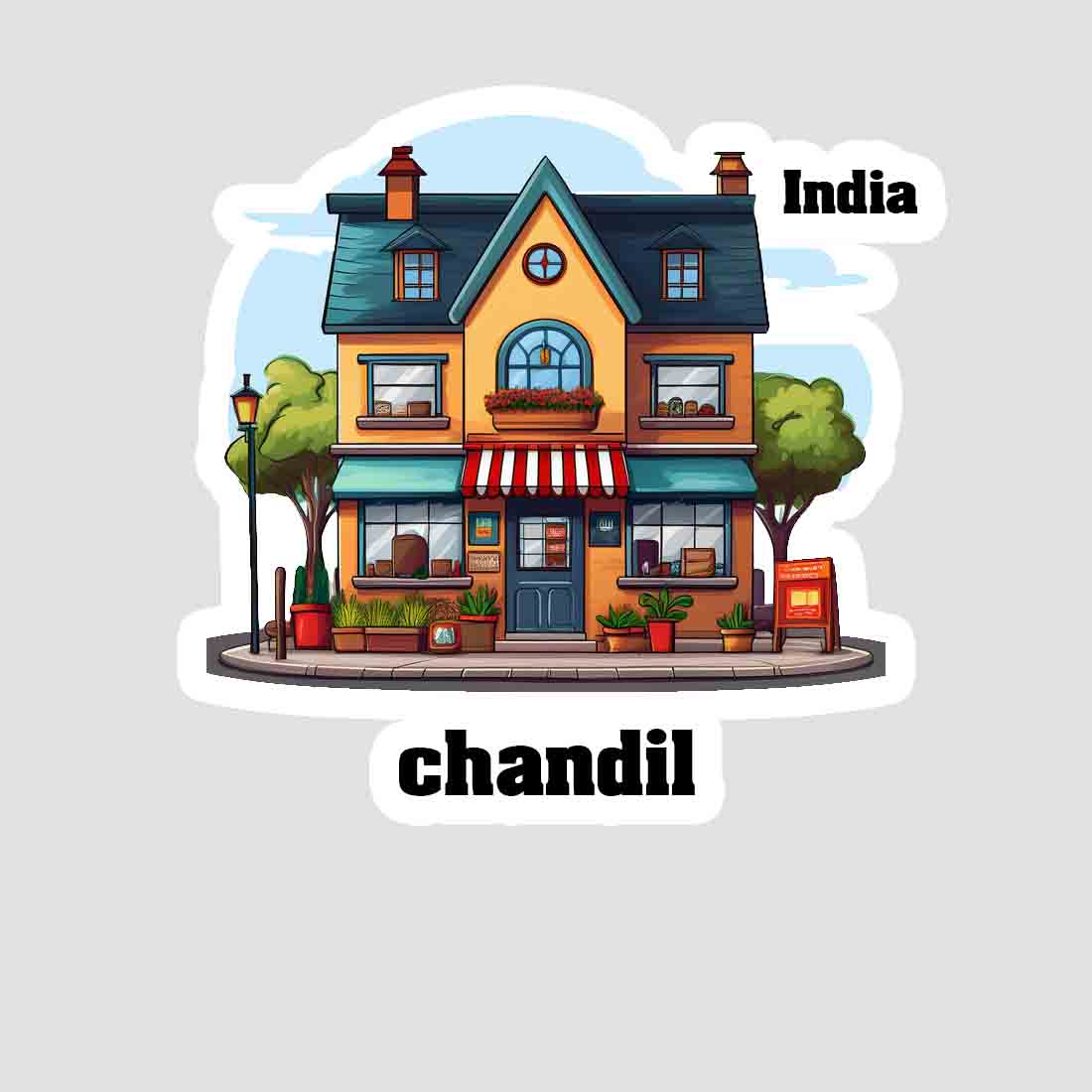Chandil Sticker & Magnet | Home Town Souvenirs