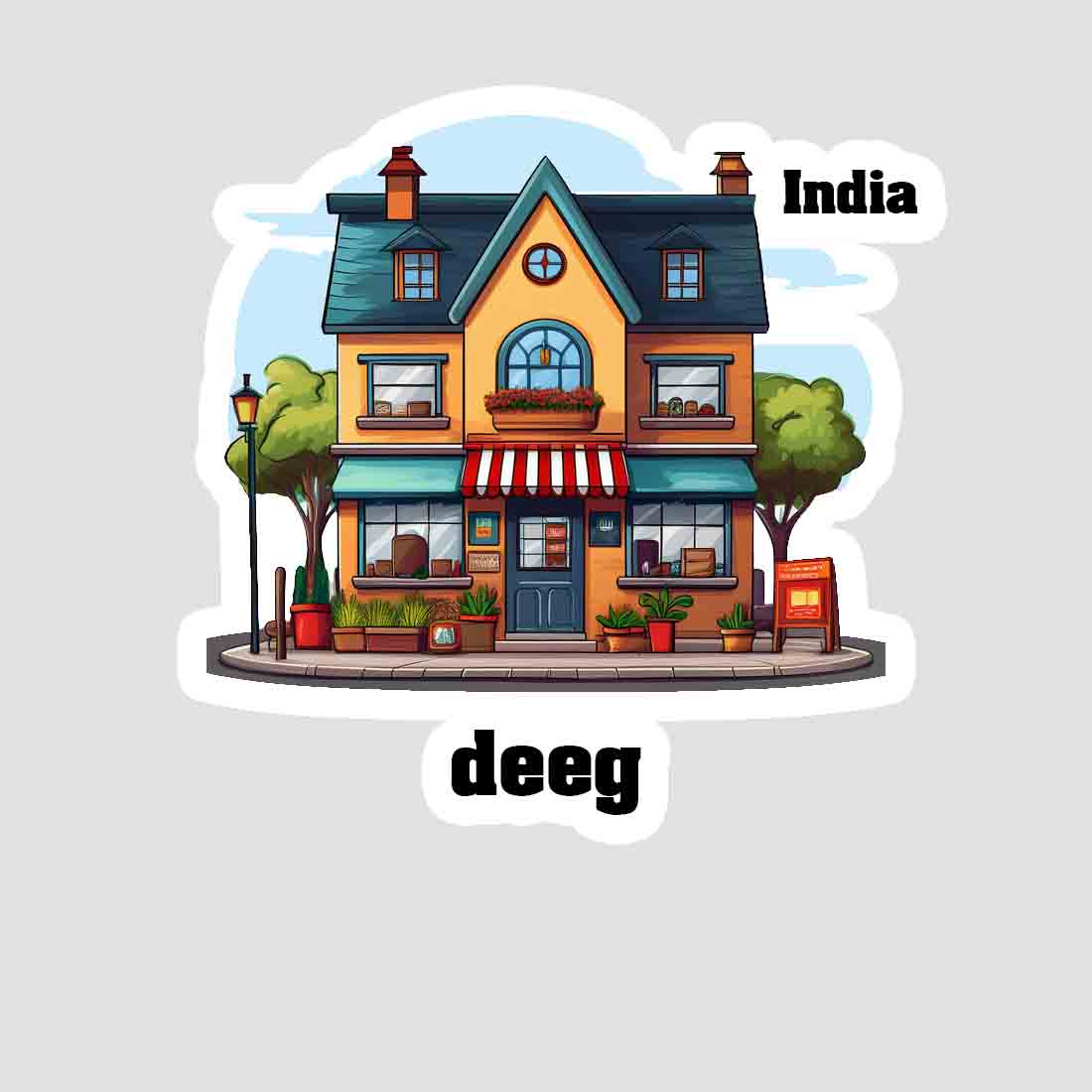 Deeg Sticker & Magnet | Home Town Souvenirs