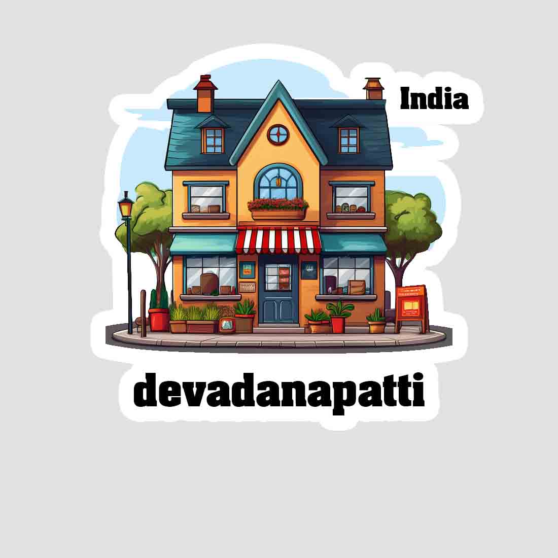 Devadanapatti Sticker & Magnet | Home Town Souvenirs