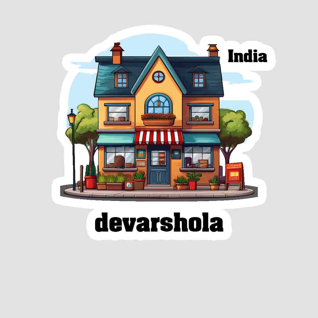 Devarshola Sticker & Magnet | Home Town Souvenirs