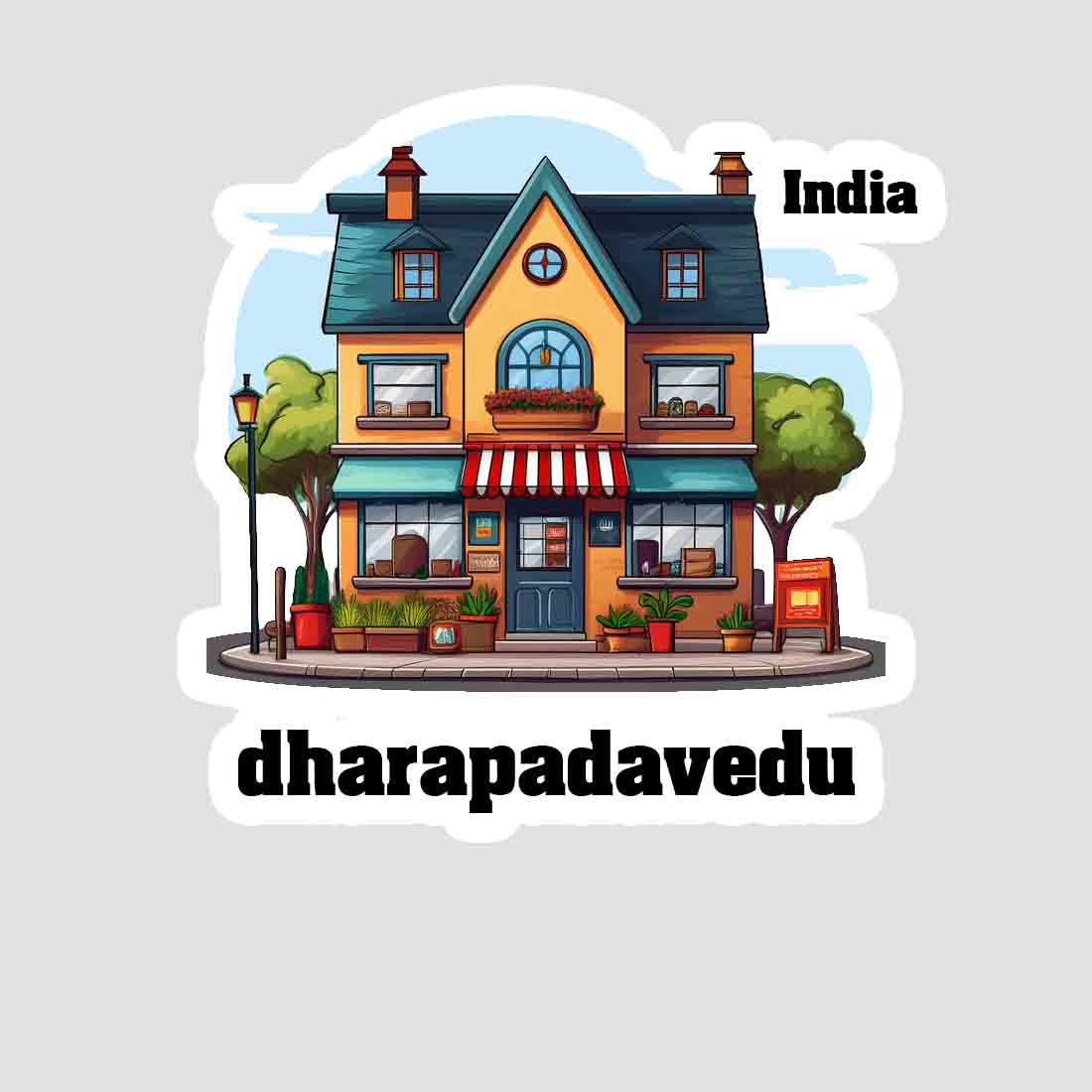 Dharapadavedu Sticker & Magnet | Home Town Souvenirs