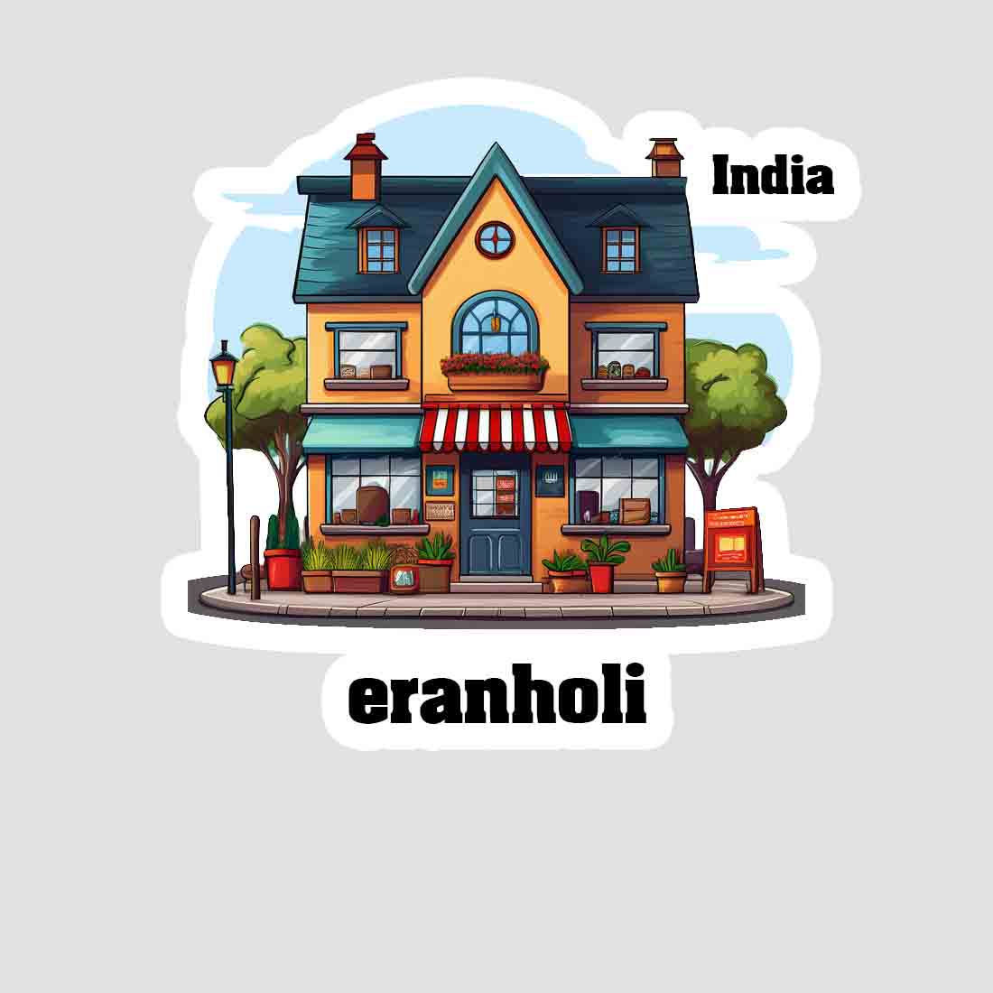 Eranholi Sticker & Magnet | Home Town Souvenirs