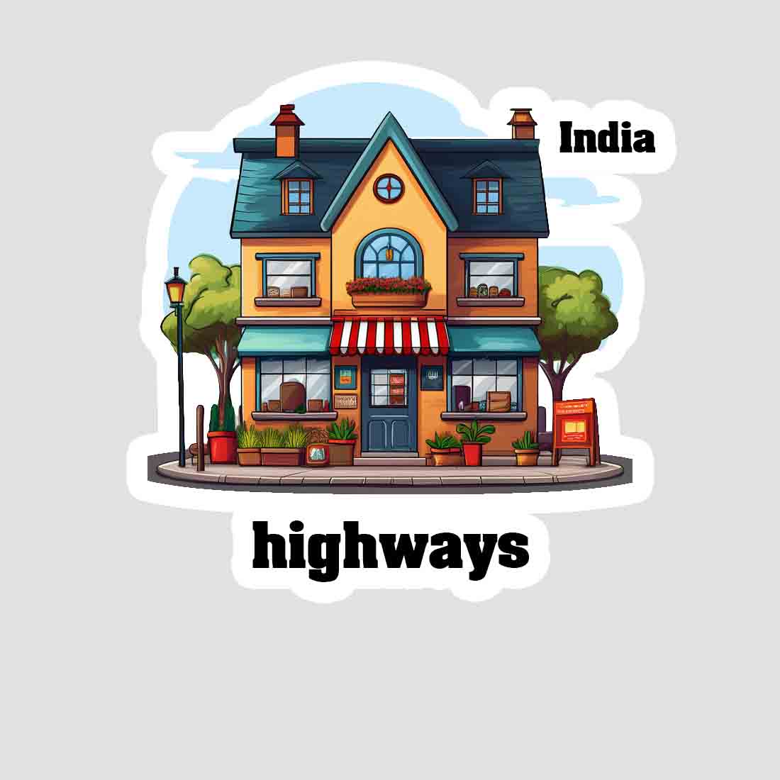 Highways Sticker & Magnet | Home Town Souvenirs