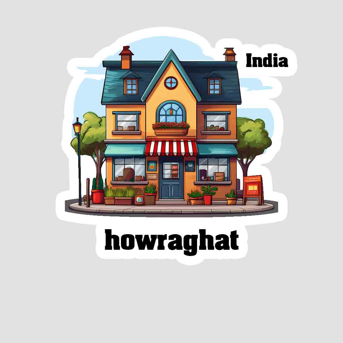 Howraghat Sticker & Magnet | Home Town Souvenirs