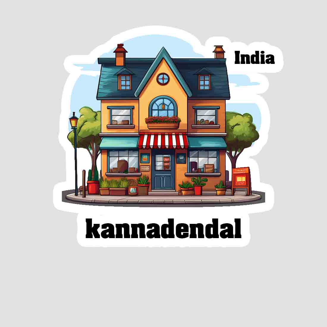 Kannadendal Sticker & Magnet | Home Town Souvenirs