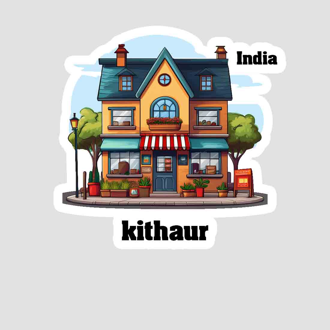 Kithaur Sticker & Magnet | Home Town Souvenirs