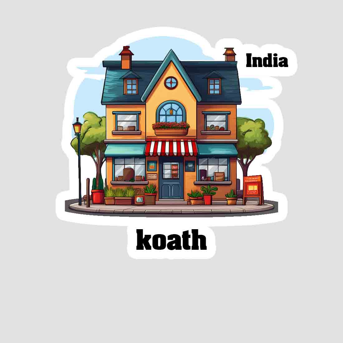 Koath Sticker & Magnet | Home Town Souvenirs