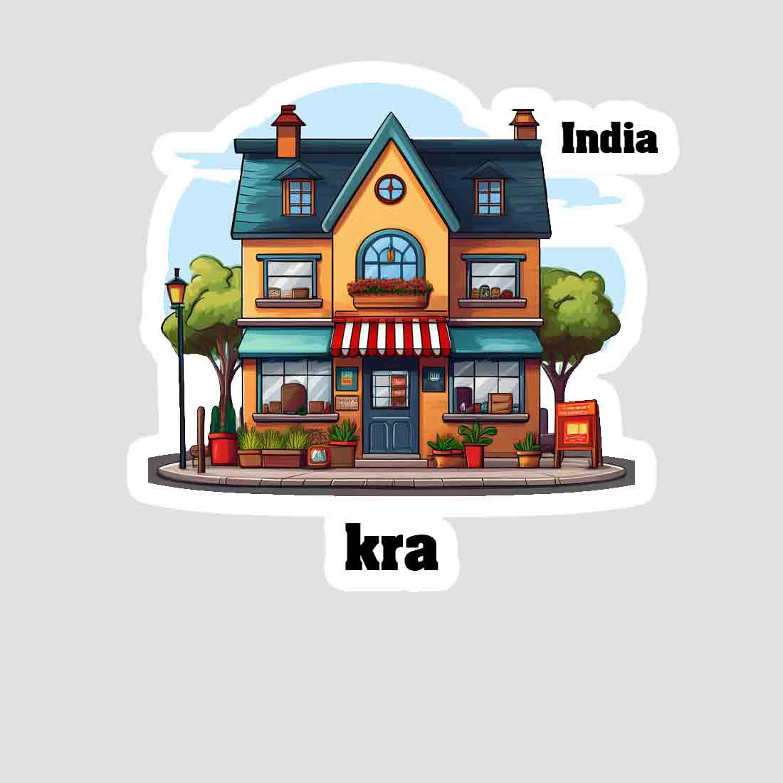 Kra Sticker & Magnet | Home Town Souvenirs