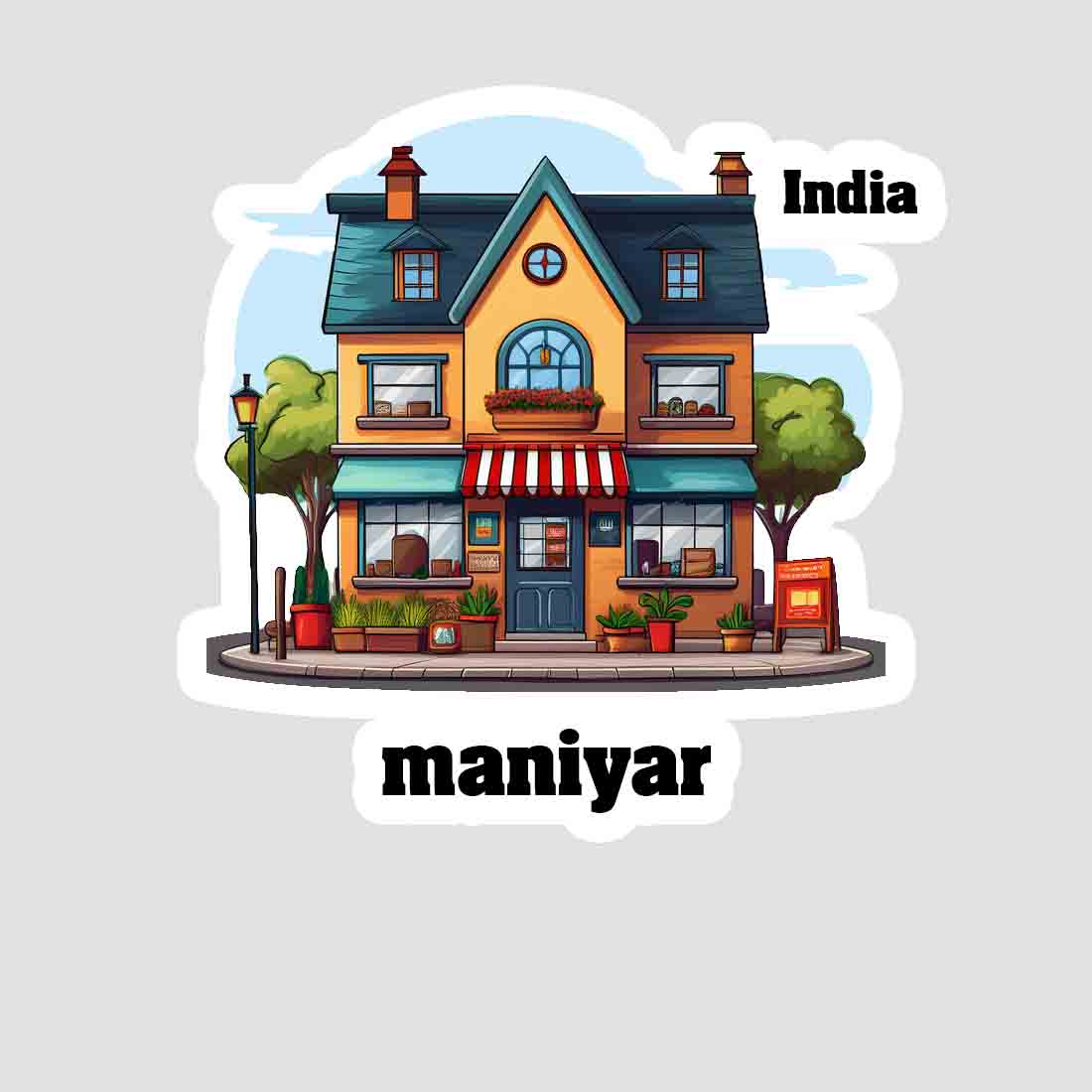 Maniyar Sticker & Magnet | Home Town Souvenirs