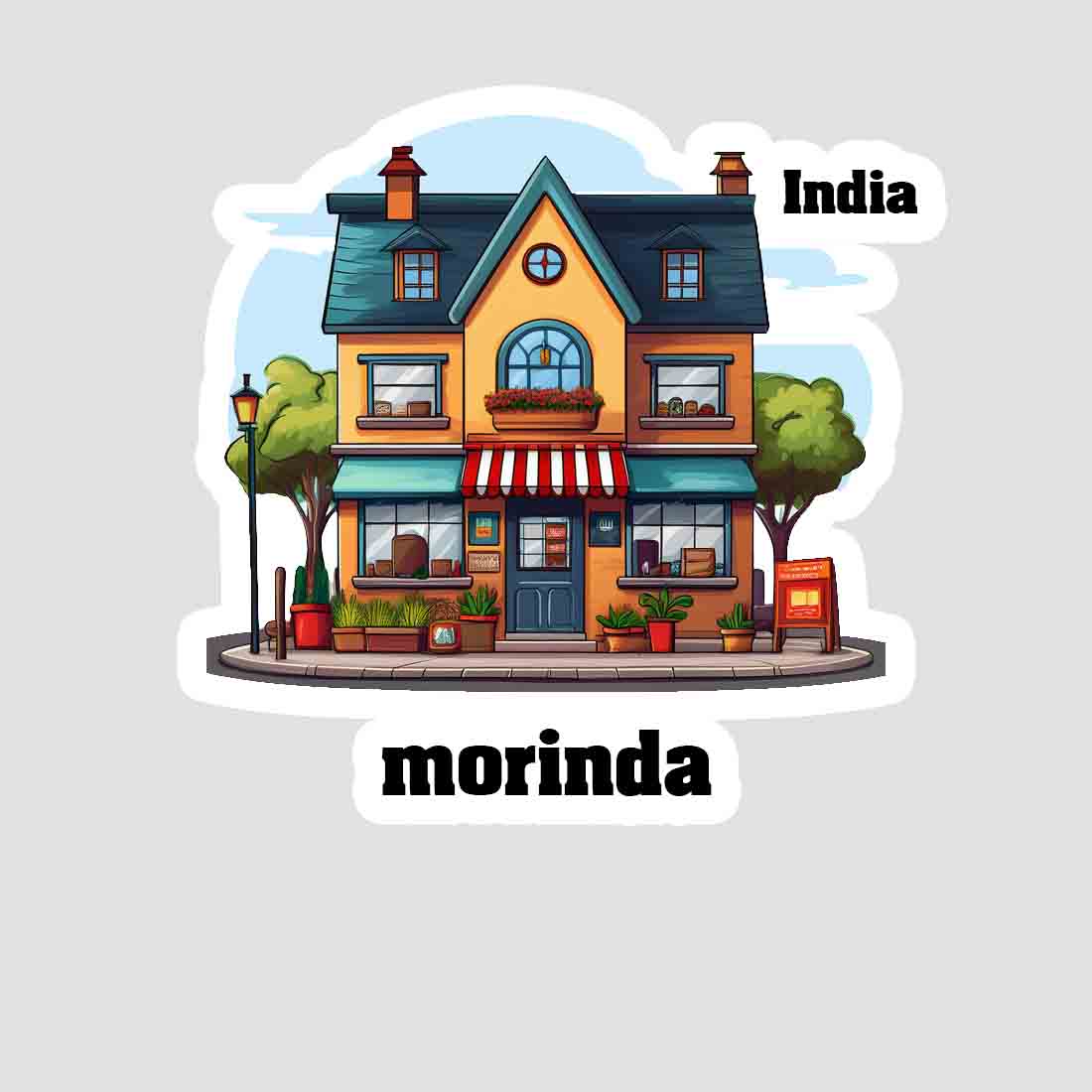 Morinda Sticker & Magnet | Home Town Souvenirs