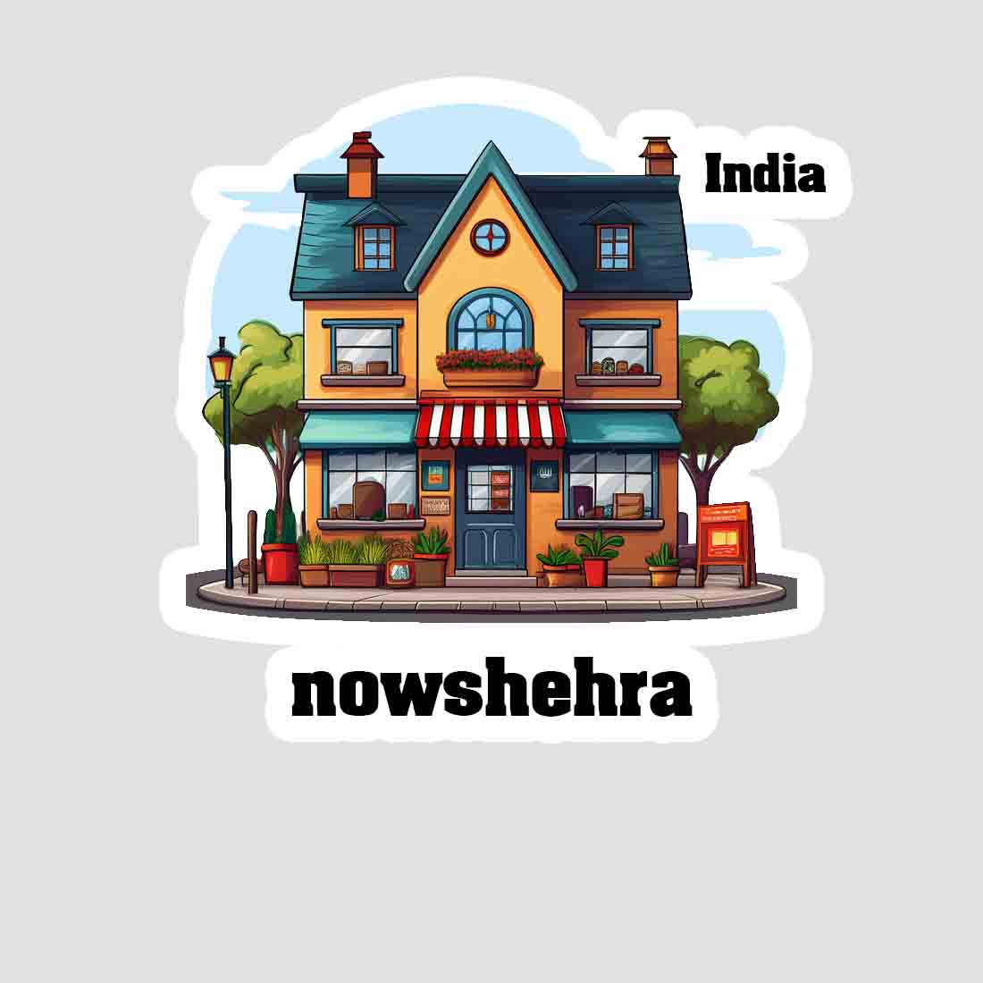 Nowshehra Sticker & Magnet | Home Town Souvenirs