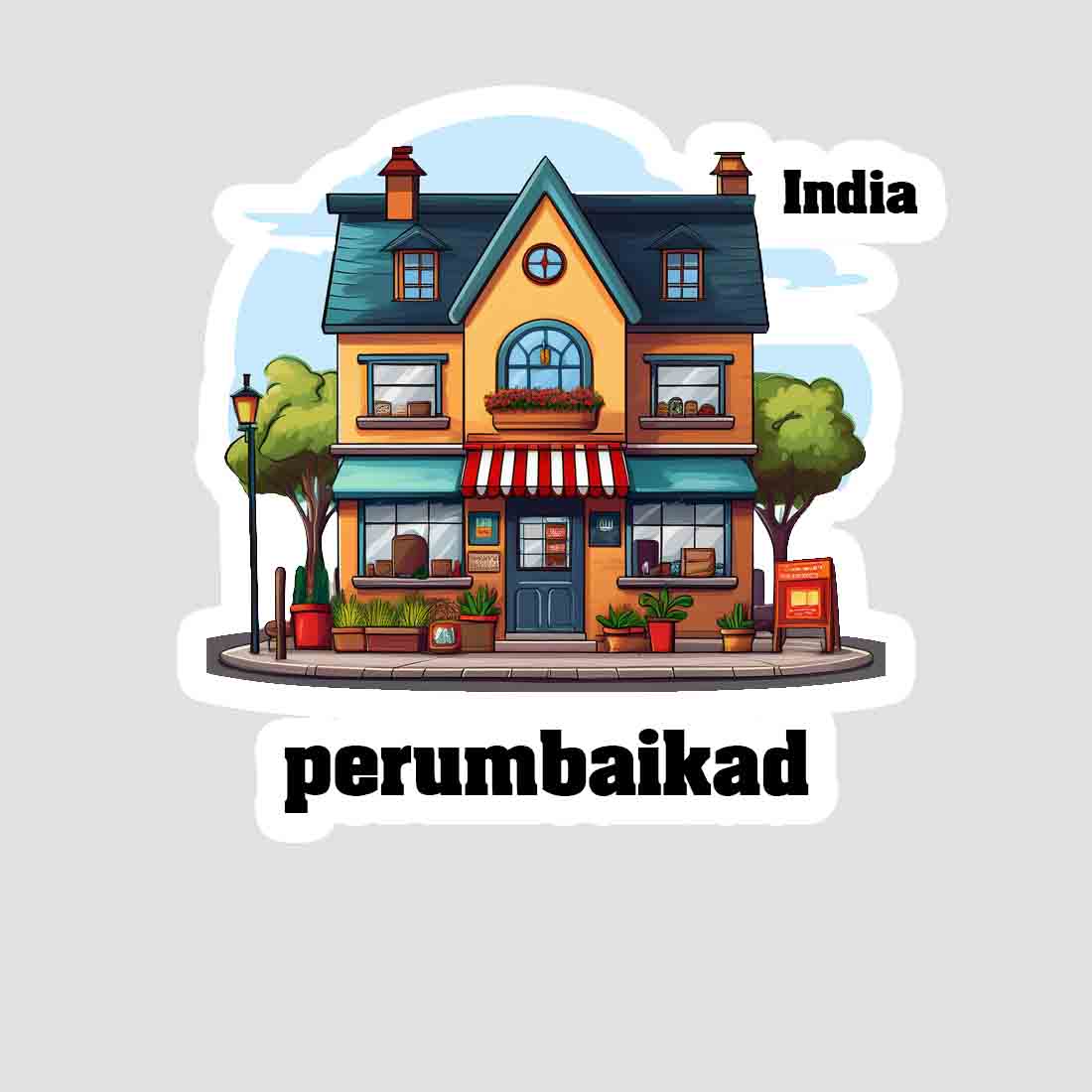 Perumbaikad Sticker & Magnet | Home Town Souvenirs