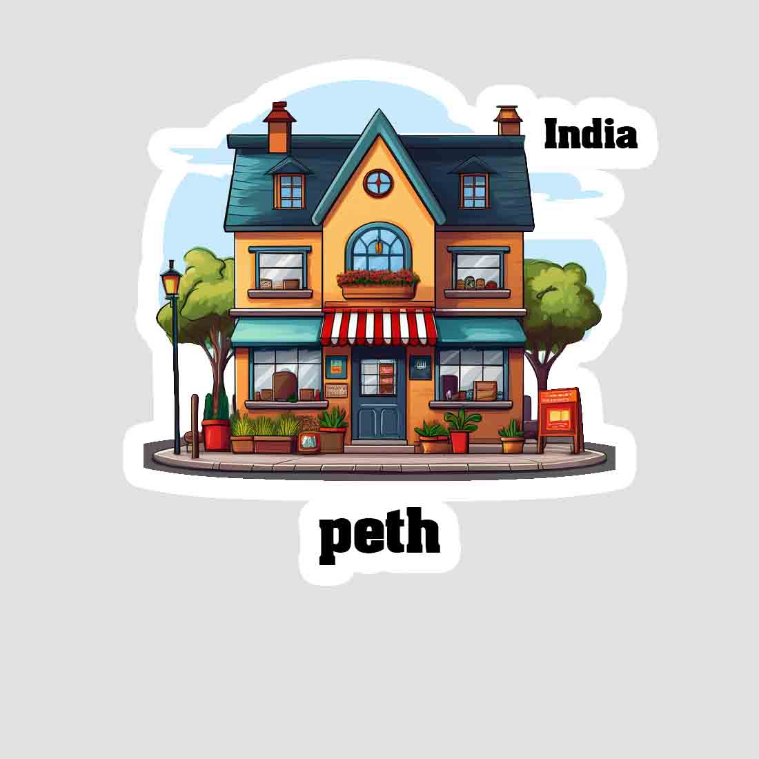 Peth Sticker & Magnet | Home Town Souvenirs