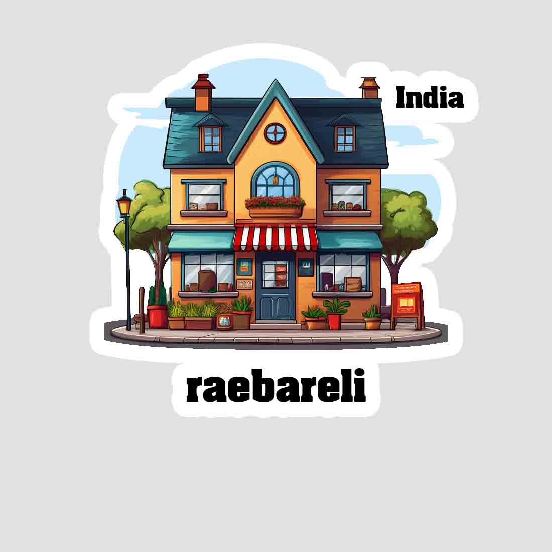 Raebareli Sticker & Magnet | Home Town Souvenirs