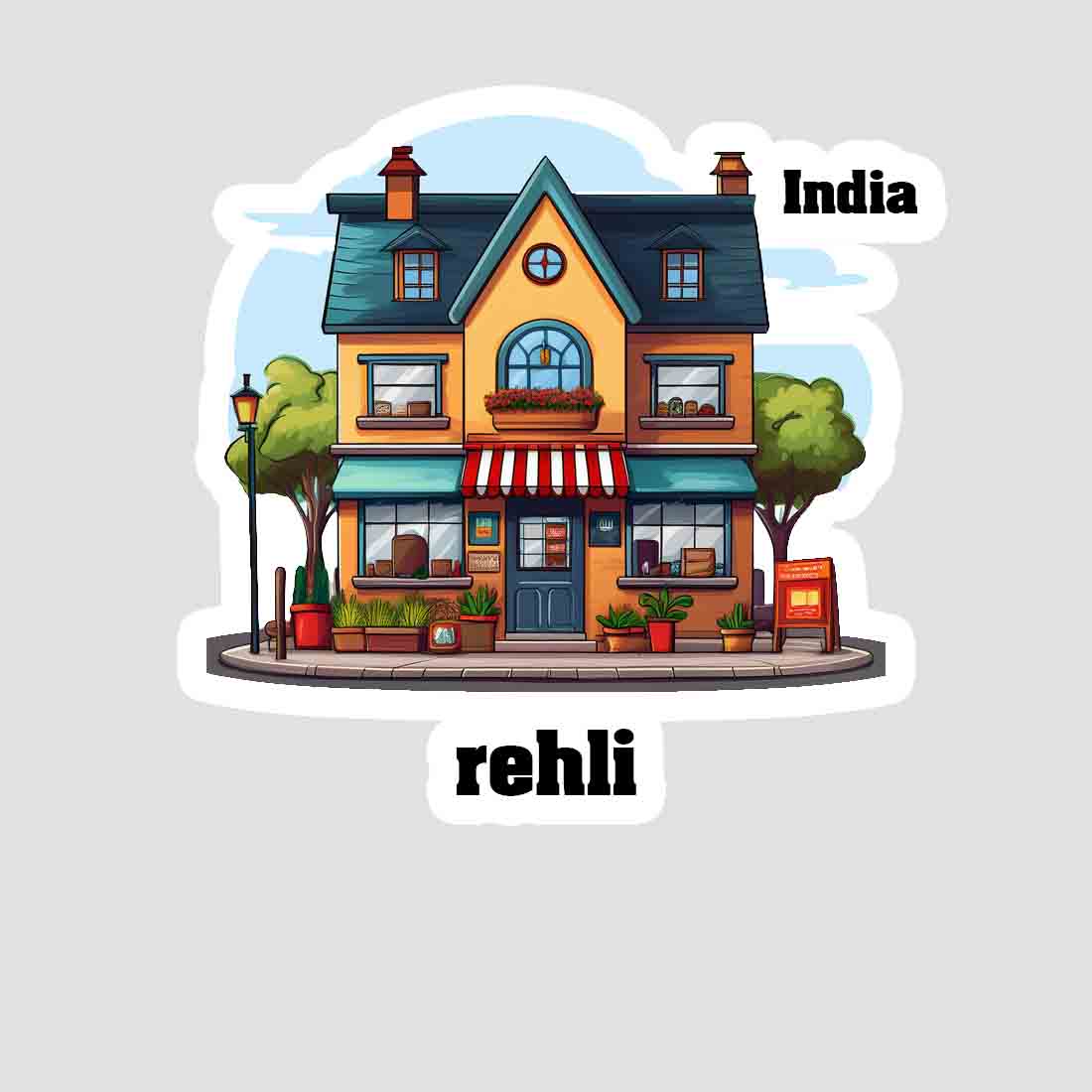 Rehli Sticker & Magnet | Home Town Souvenirs