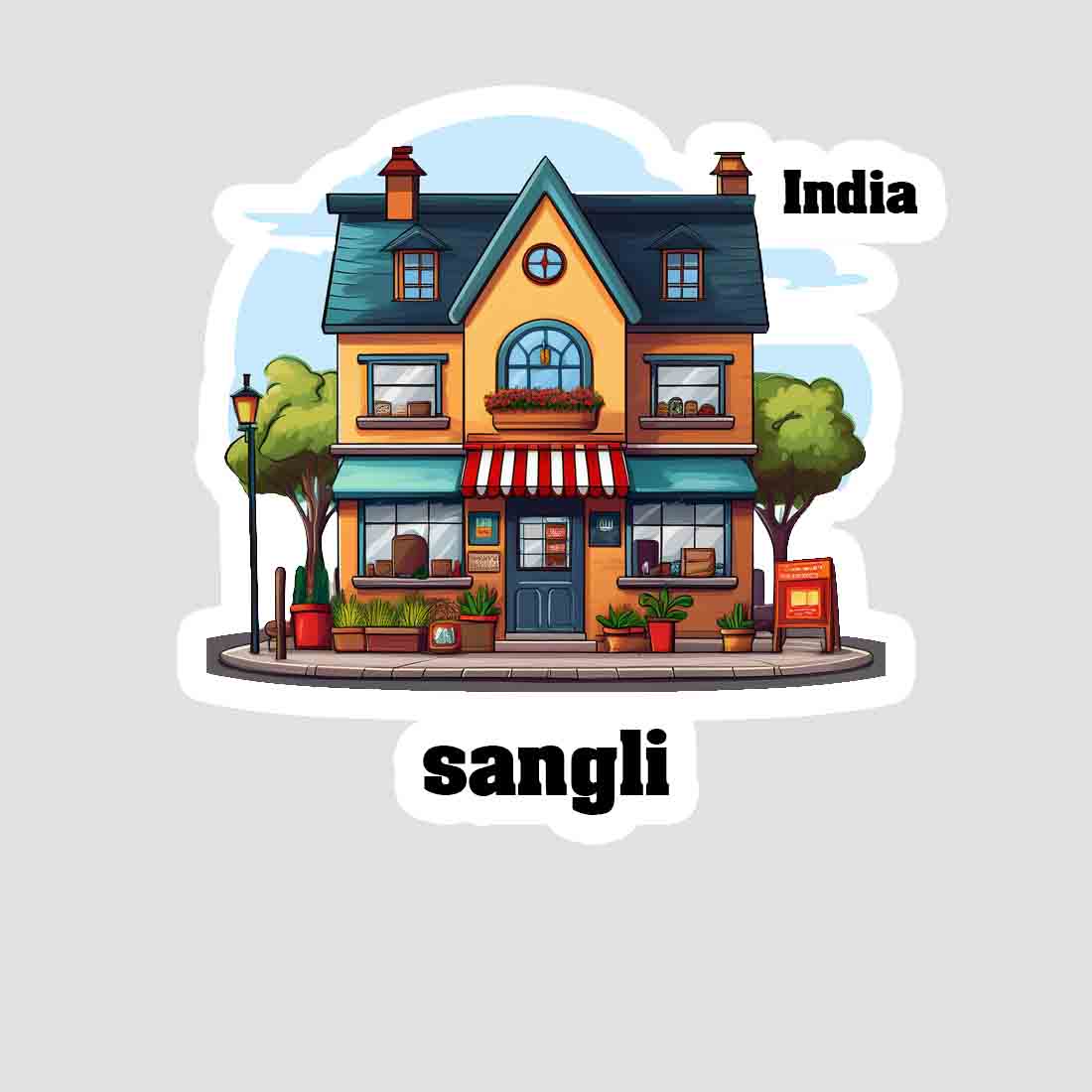 Sangli Sticker & Magnet | Home Town Souvenirs