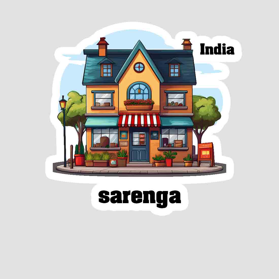 Sarenga Sticker & Magnet | Home Town Souvenirs