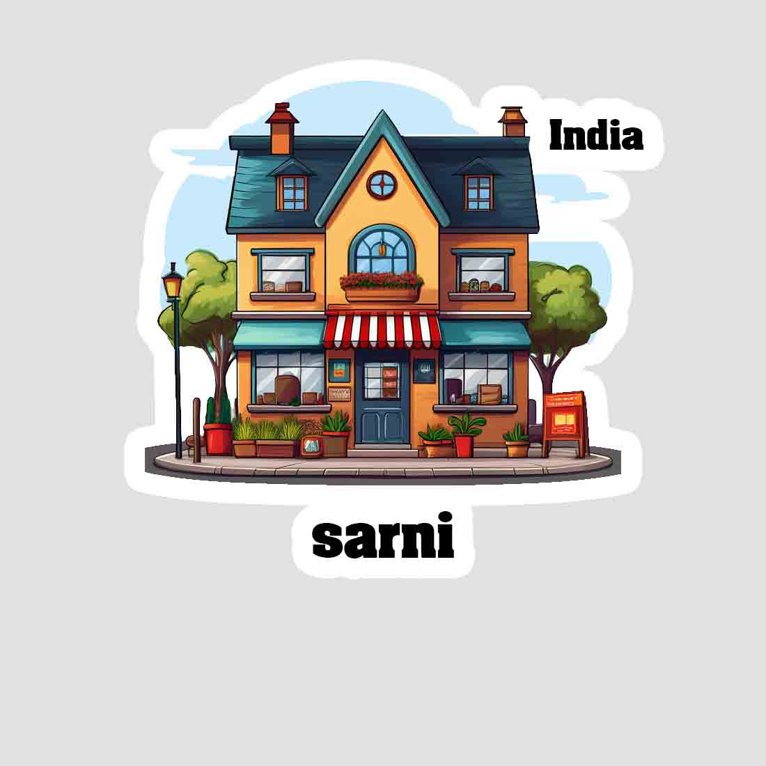 Sarni Sticker & Magnet | Home Town Souvenirs