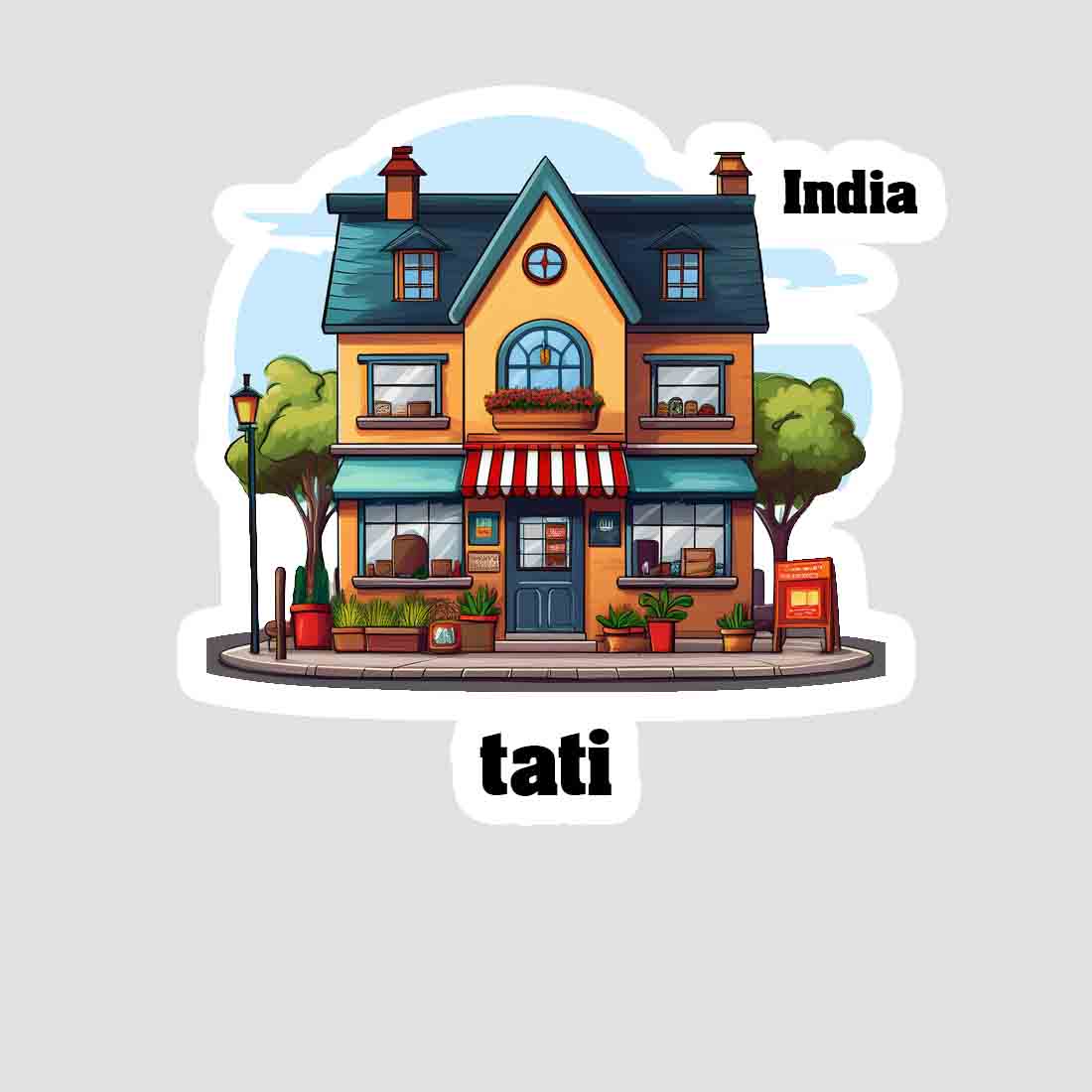 Tati Sticker & Magnet | Home Town Souvenirs