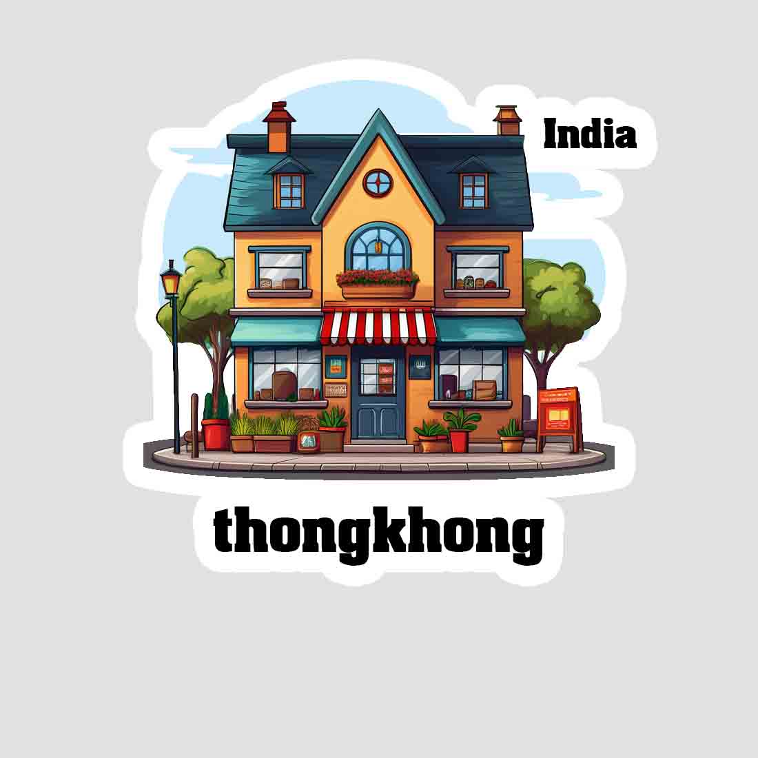 Thongkhong Sticker & Magnet | Home Town Souvenirs