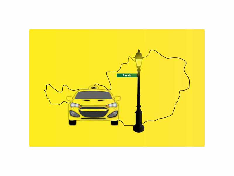 Austria Taxi Sticker