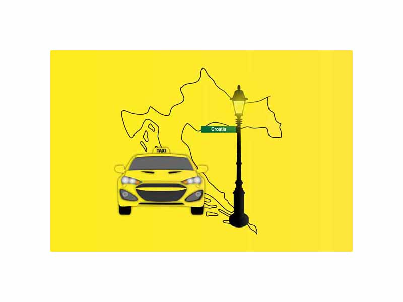Croatia Taxi Sticker