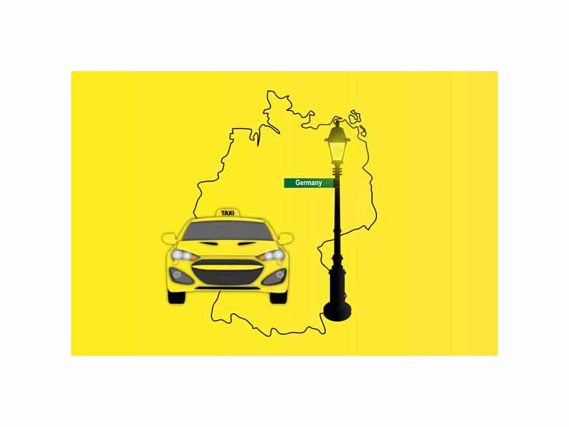 Germany Taxi Sticker
