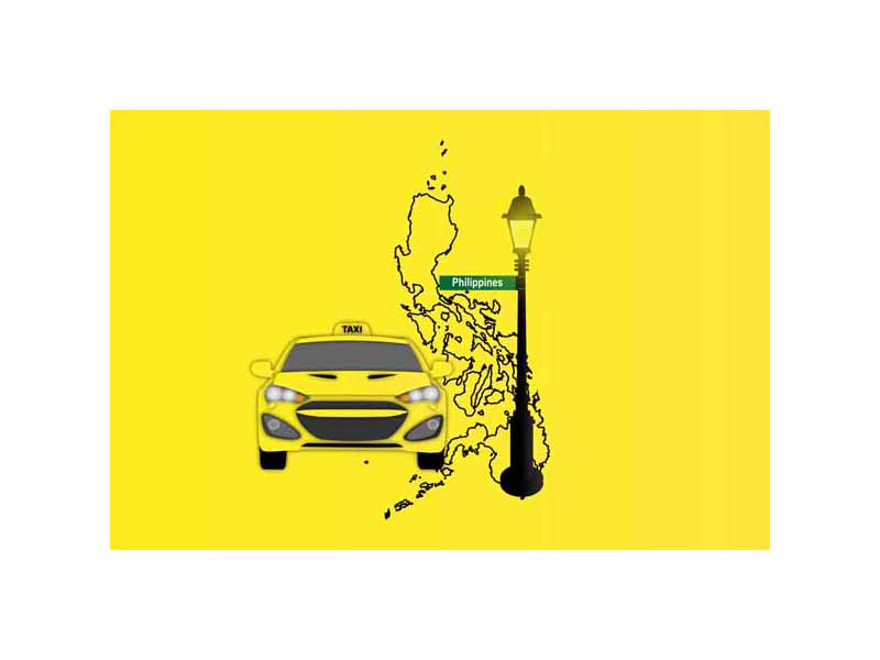 Philippines Taxi Sticker